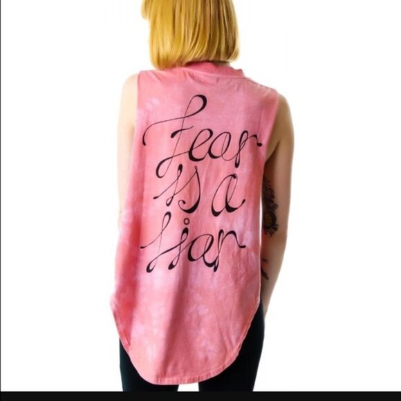Somedays Lovin Fear is a liar muscle tank NWT - Picture 1 of 3